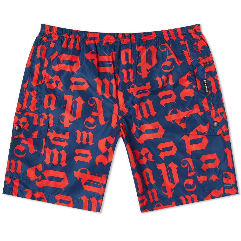 Palm Angels Broken Monogram Swim Short Palm Angels