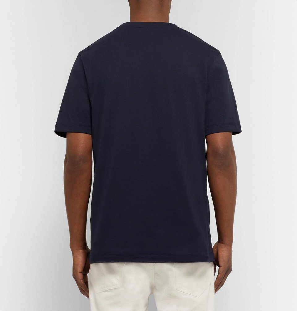 NN07 - Mason Printed Cotton-Jersey T-Shirt - Men - Navy NN07