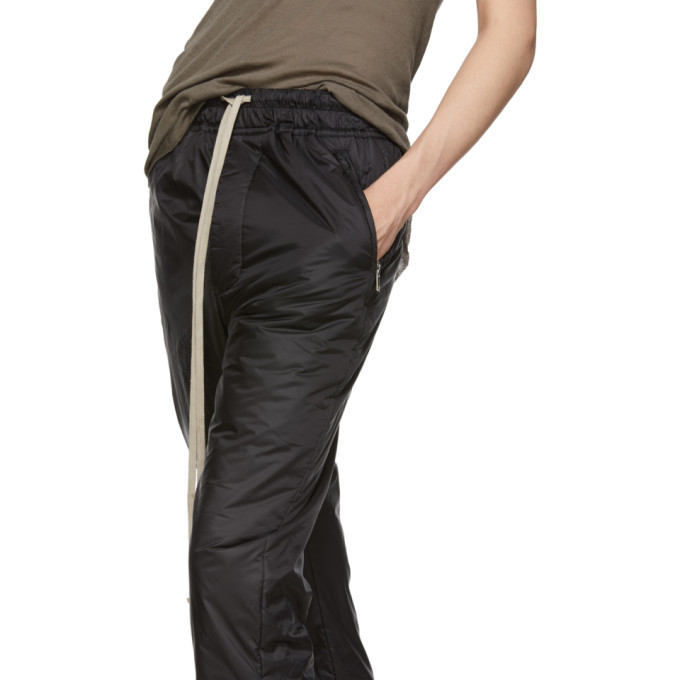 Rick Owens Black Nylon Track Pants Rick 
