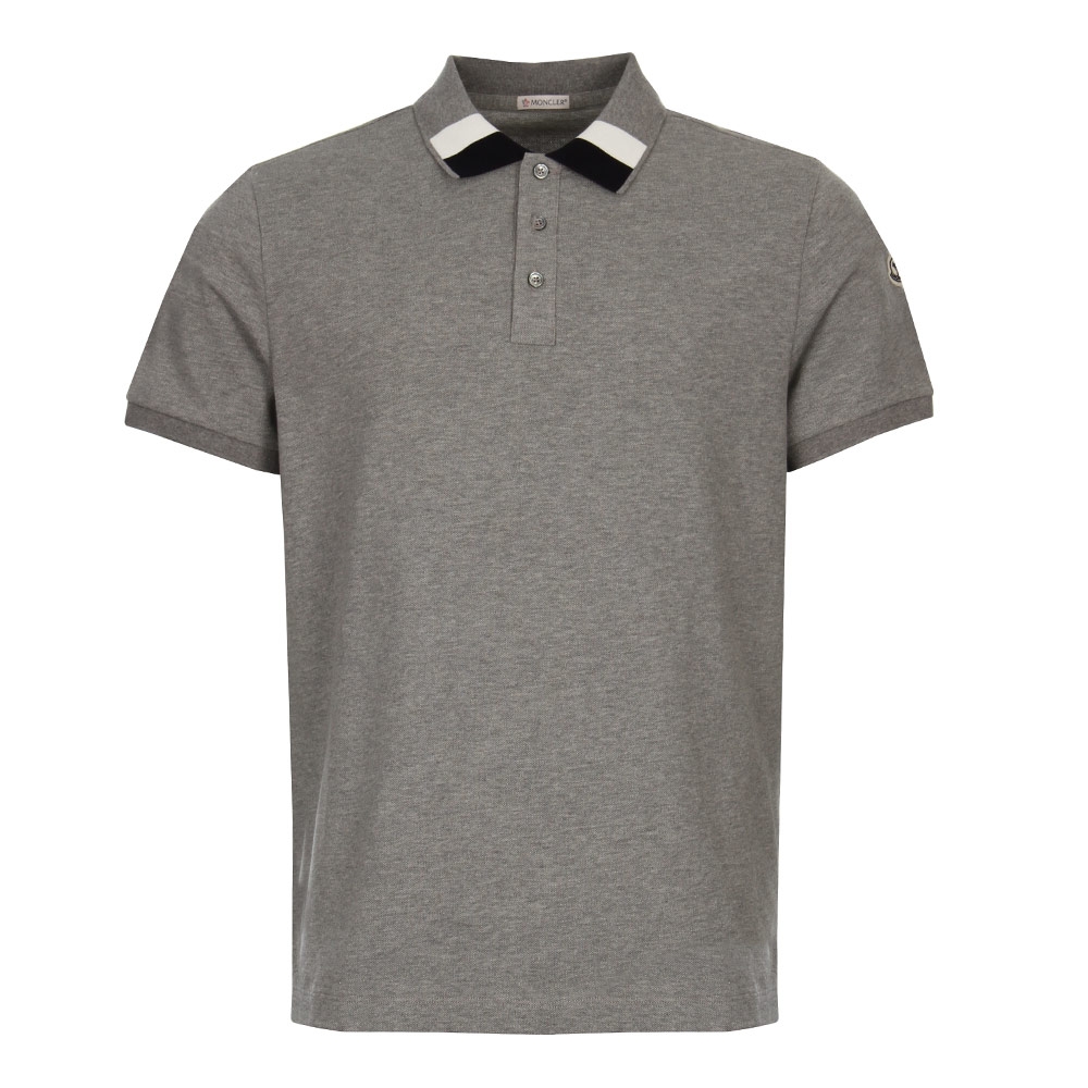 moncler polo shirt grey moncler polo shirt grey