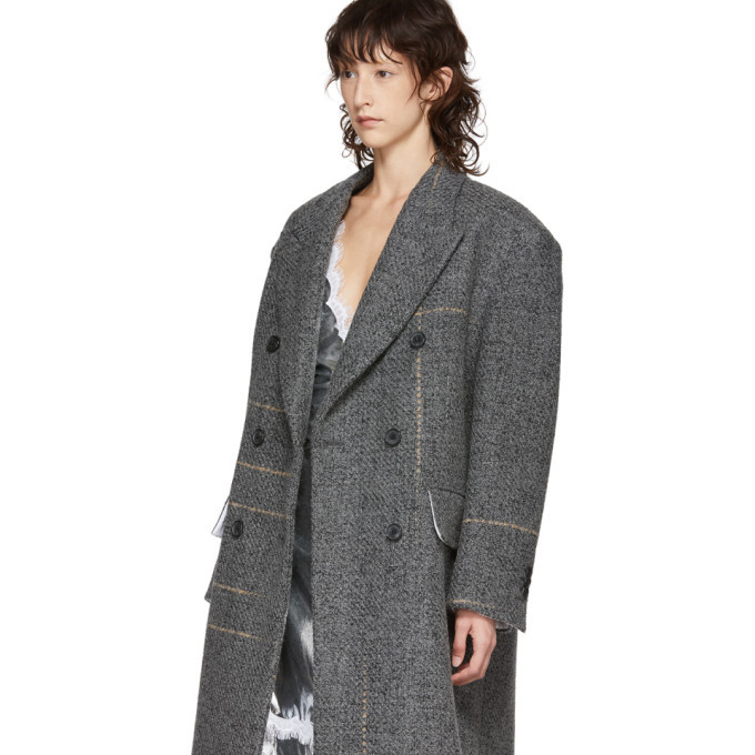 calvin klein coat grey