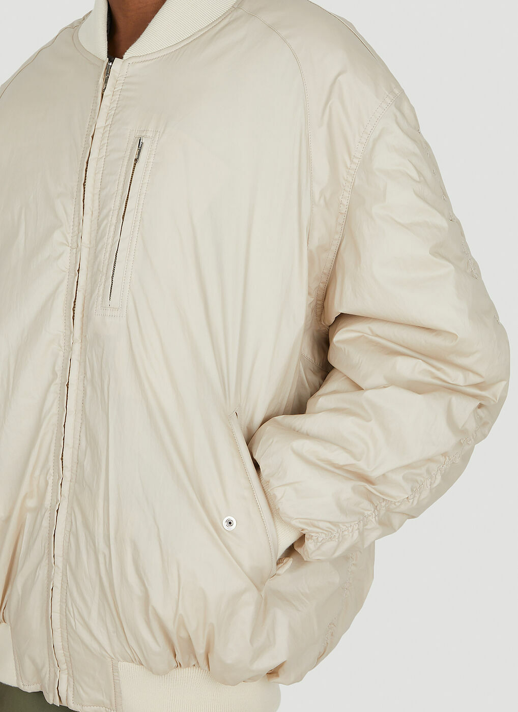 Kyam Bomber Jacket In Beige Isabel Marant