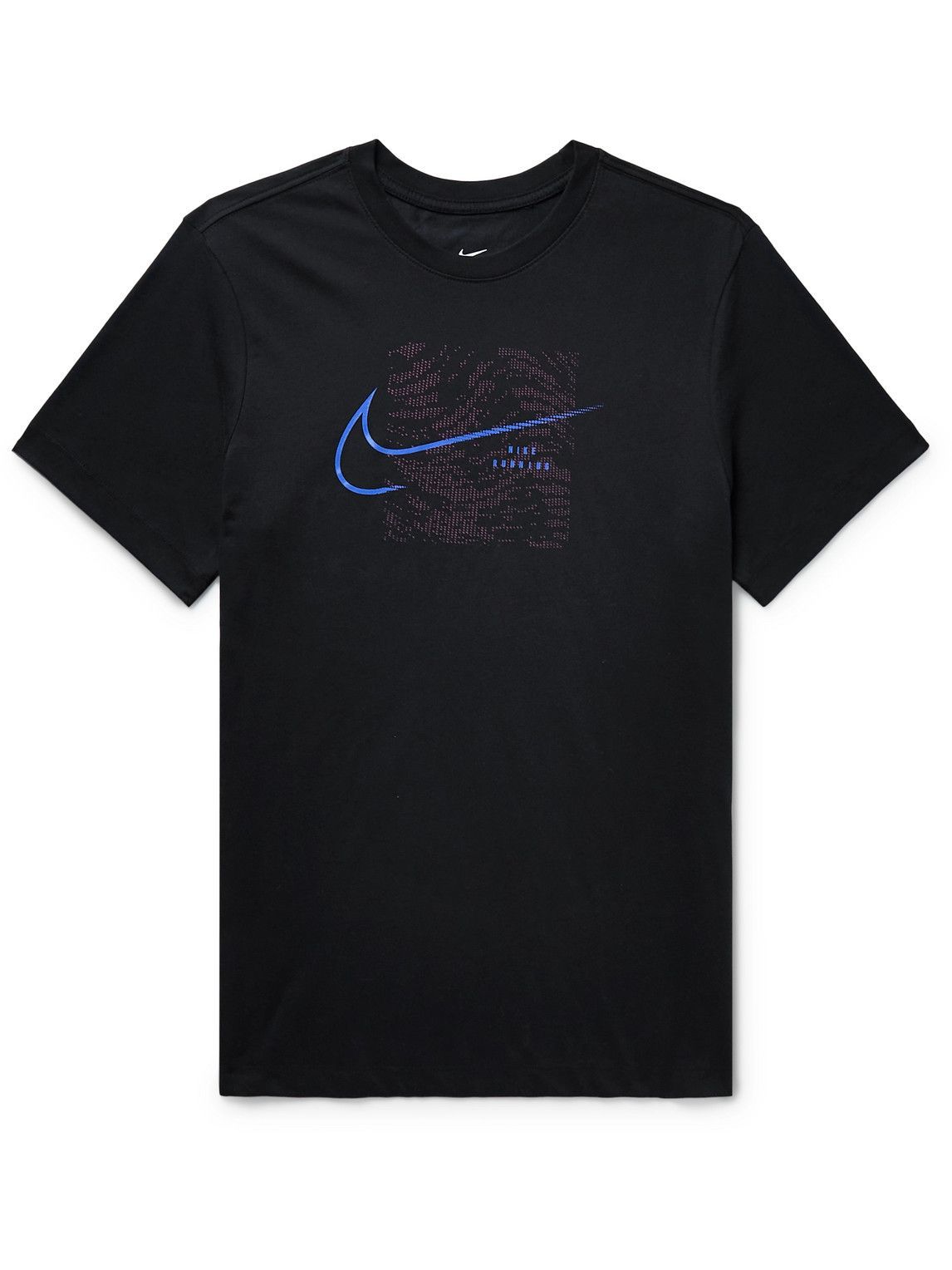 Nike Running - Logo-Print Dri-FIT T-Shirt - Black Nike Running