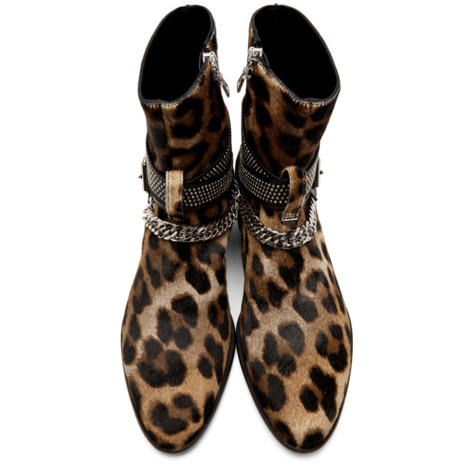 amiri leopard boots