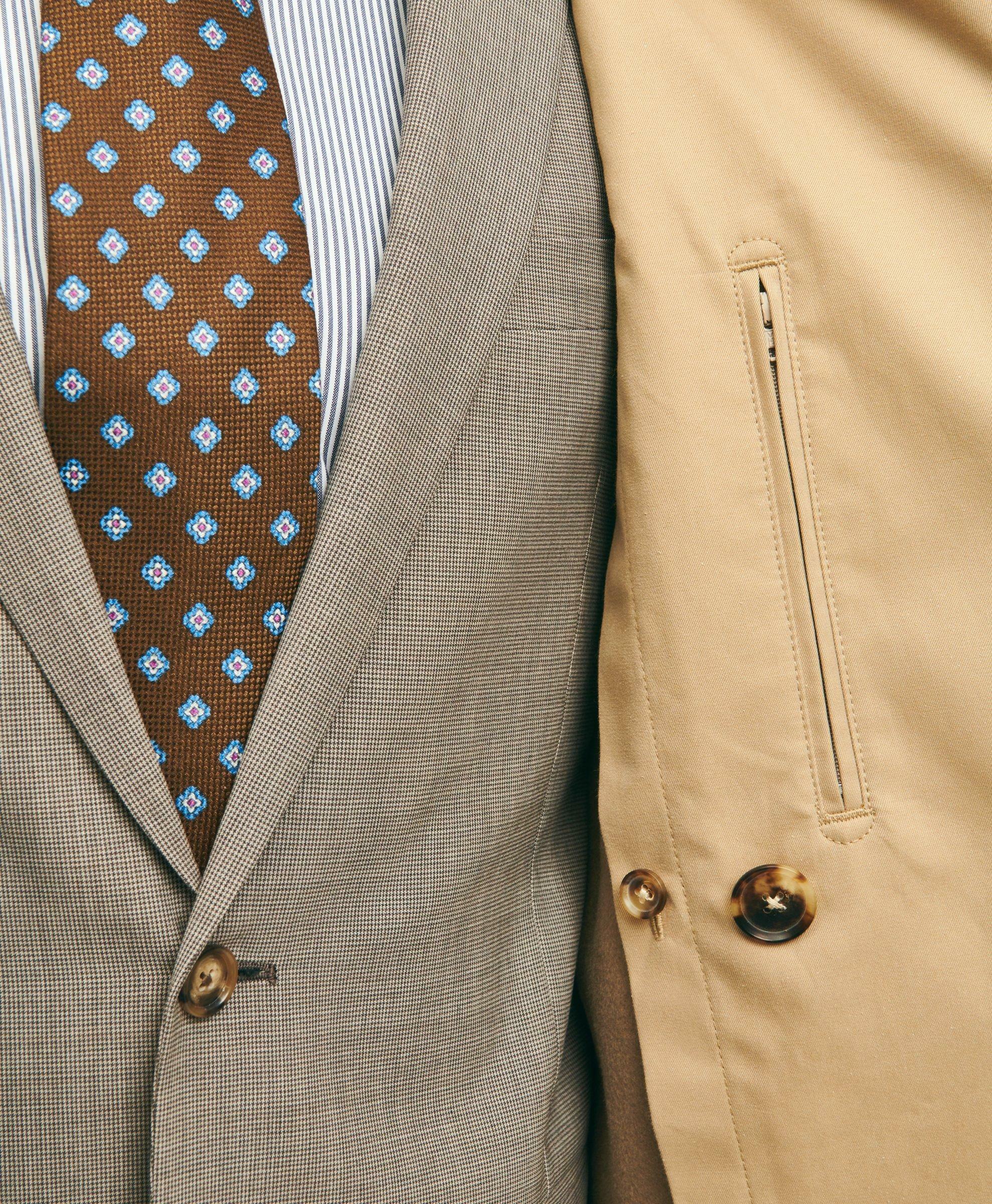 Brooks Brothers Men's Supima Cotton Thermore Fill Trench Coat | Khaki