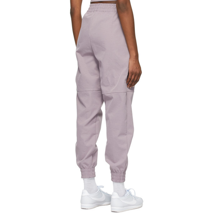 nike swoosh purple joggers