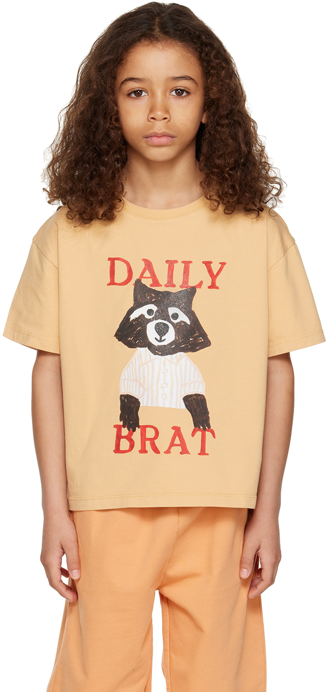 Photo: Daily Brat Kids Tan Smizing Racoon T-Shirt
