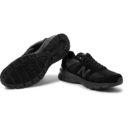New Balance - M990v5 Rubber-Trimmed Suede and Mesh Running Sneakers - Black