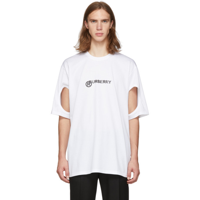 burberry cut out t shirt