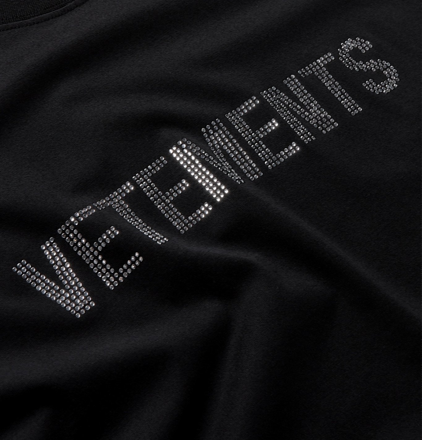 Vetements - Oversized Crystal-Embellished Cotton-Jersey T-Shirt 