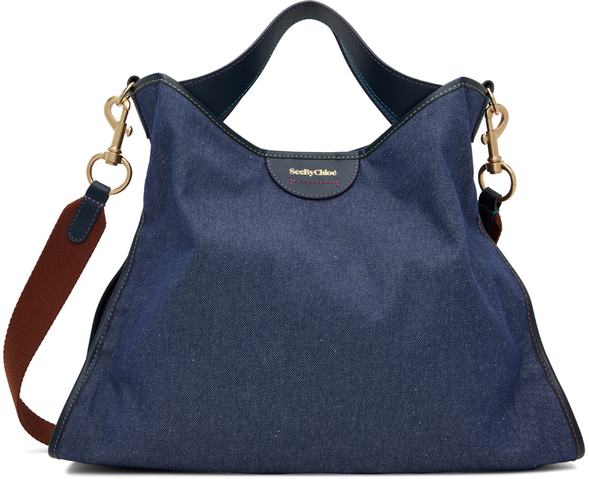 See by Chloé Blue Small Joan Top Handle Bag See by Chloe