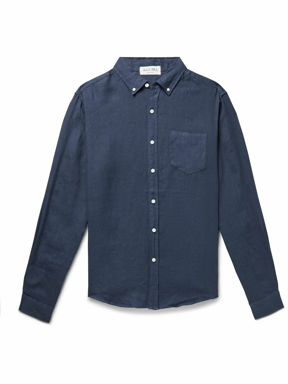 Alex Mill - Mill Button-Down Collar Linen Shirt - Blue Alex Mill