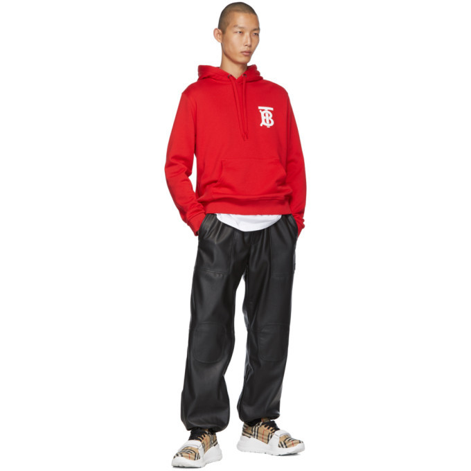 Burberry Red Monogram Landon Hoodie Burberry