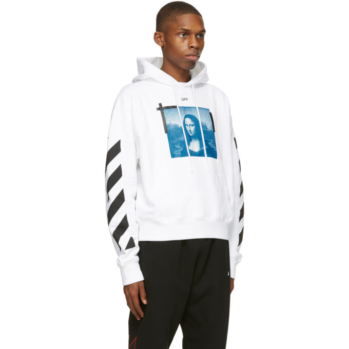 Off-White White Mona Lisa Hoodie Off-White