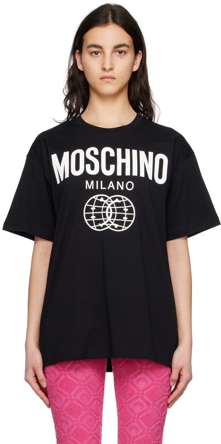 Moschino Black Printed T-Shirt Moschino