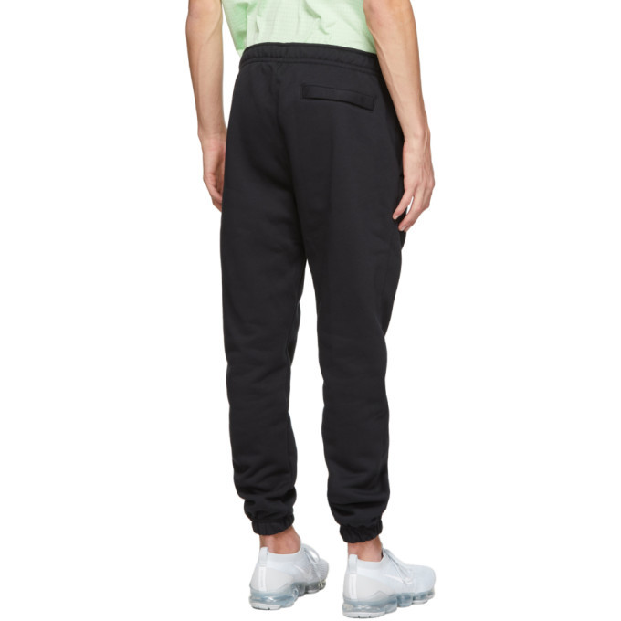 nike black club lounge pants