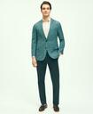 Brooks Brothers Men's Regent Classic-Fit Wool-Silk-Linen Check Sport Coat | Turquoise