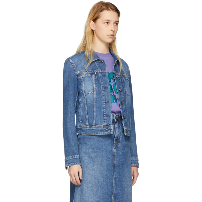 Acne Studios Bla Konst Blue Denim Cliff 
