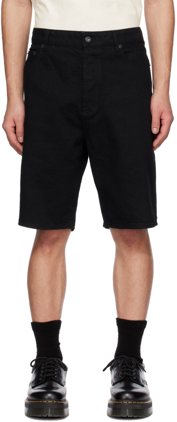 Kenzo Black Kenzo Paris Himawari Denim Shorts Kenzo