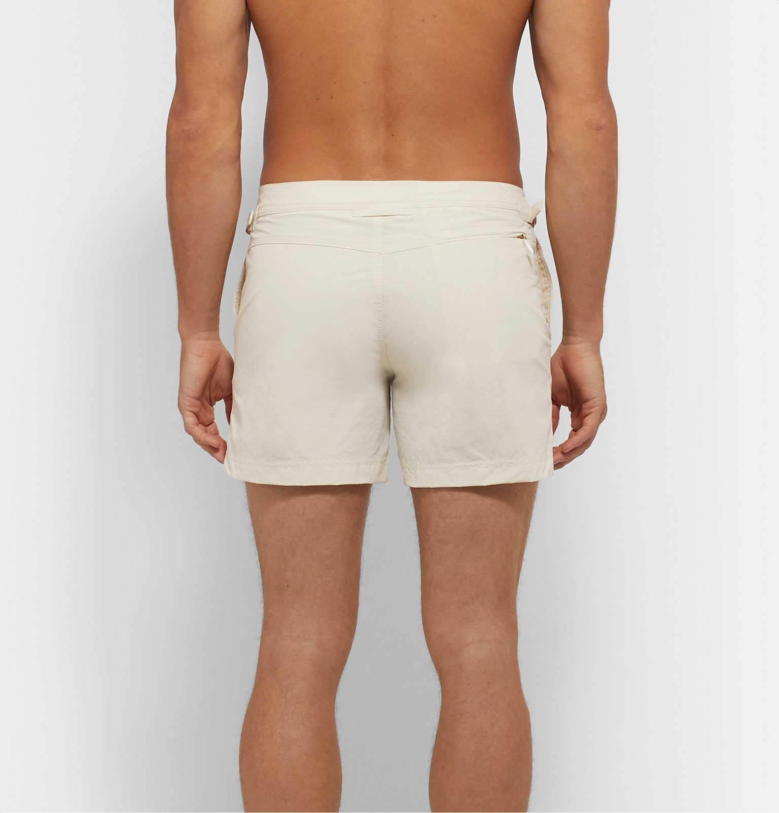 TOM FORD - Slim-Fit Short-Length Swim Shorts - White TOM FORD