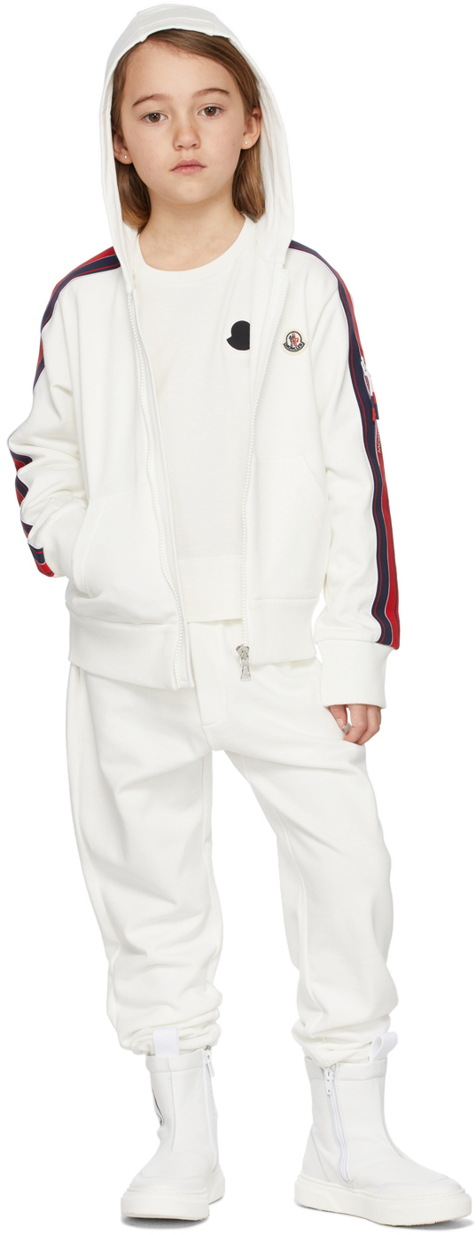 kids white sweatsuit