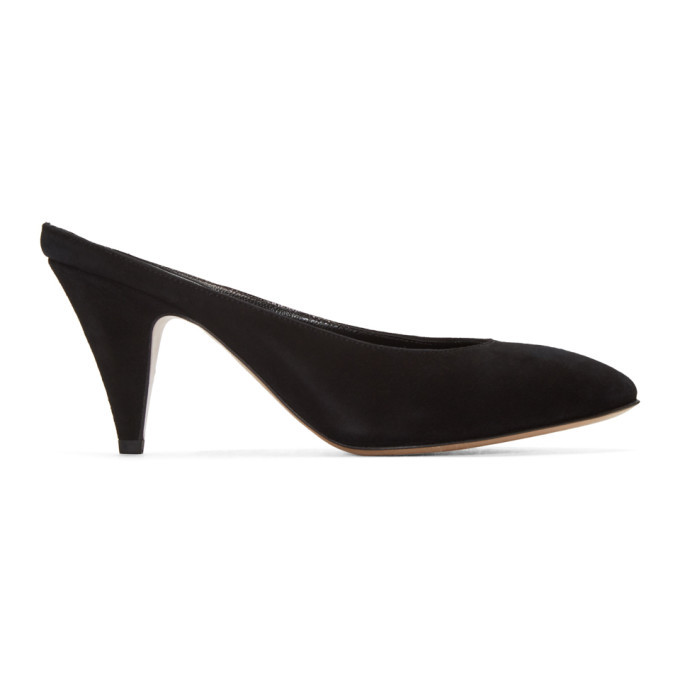 Mansur Gavriel Black Suede Classic 