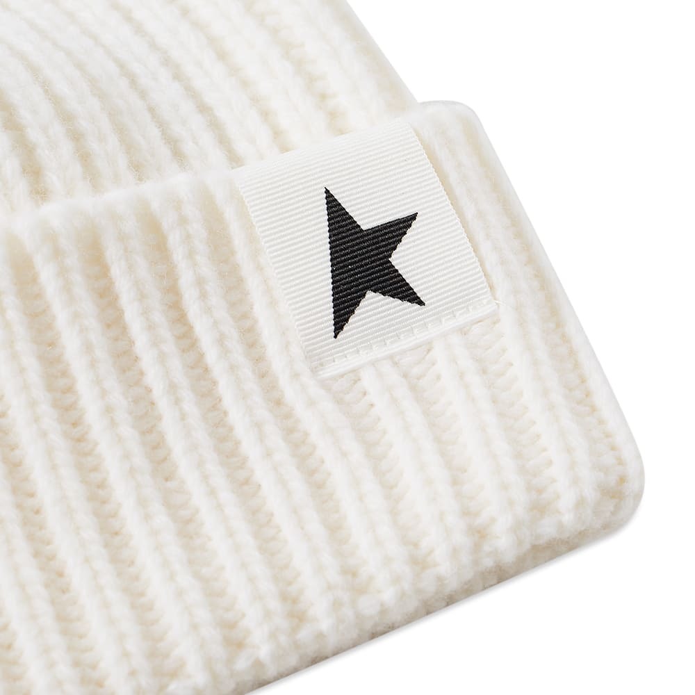 Golden Goose Men's Star Damien Beanie in Off White Golden Goose Deluxe ...