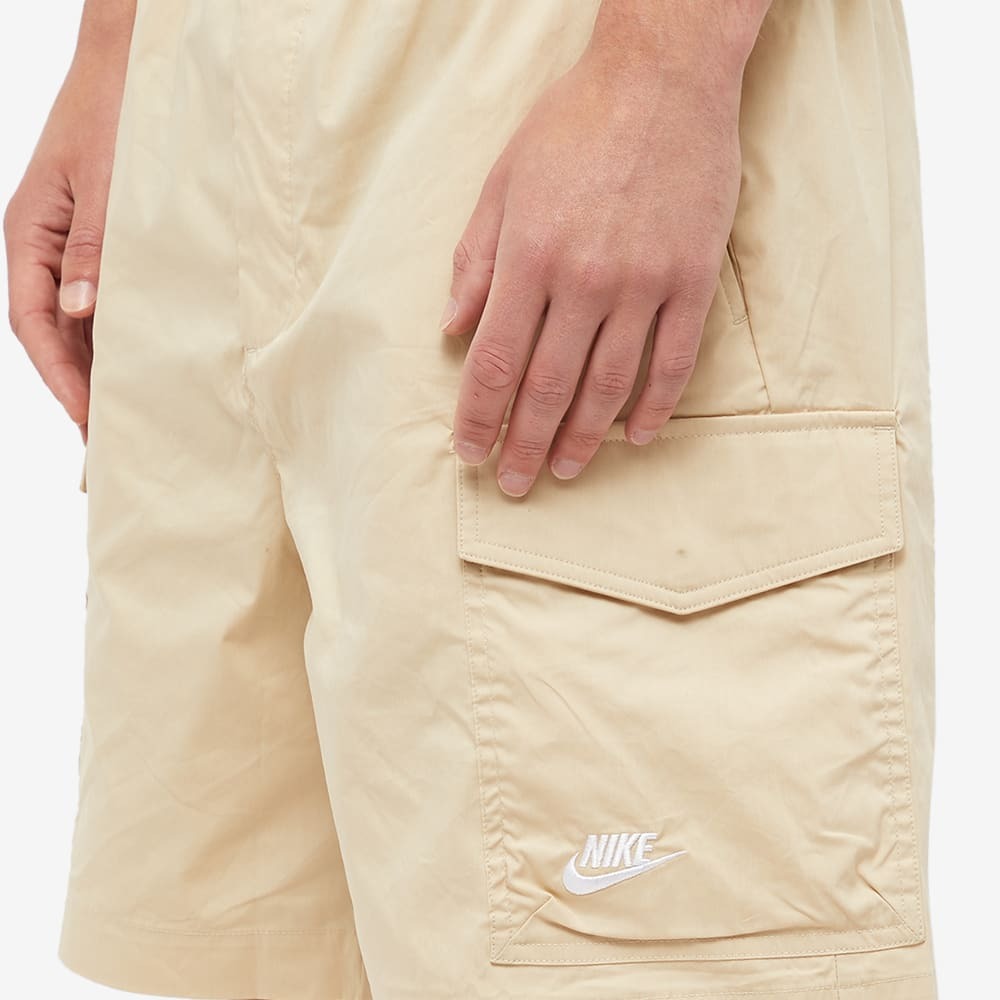 Nike Men's Woven Utility Shorts in Rattan/White Nike