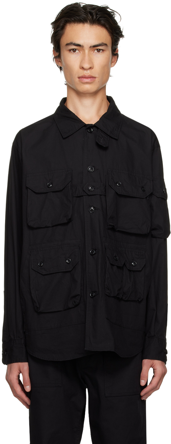 Engineered Garments Black MG Coat Engineered Garments