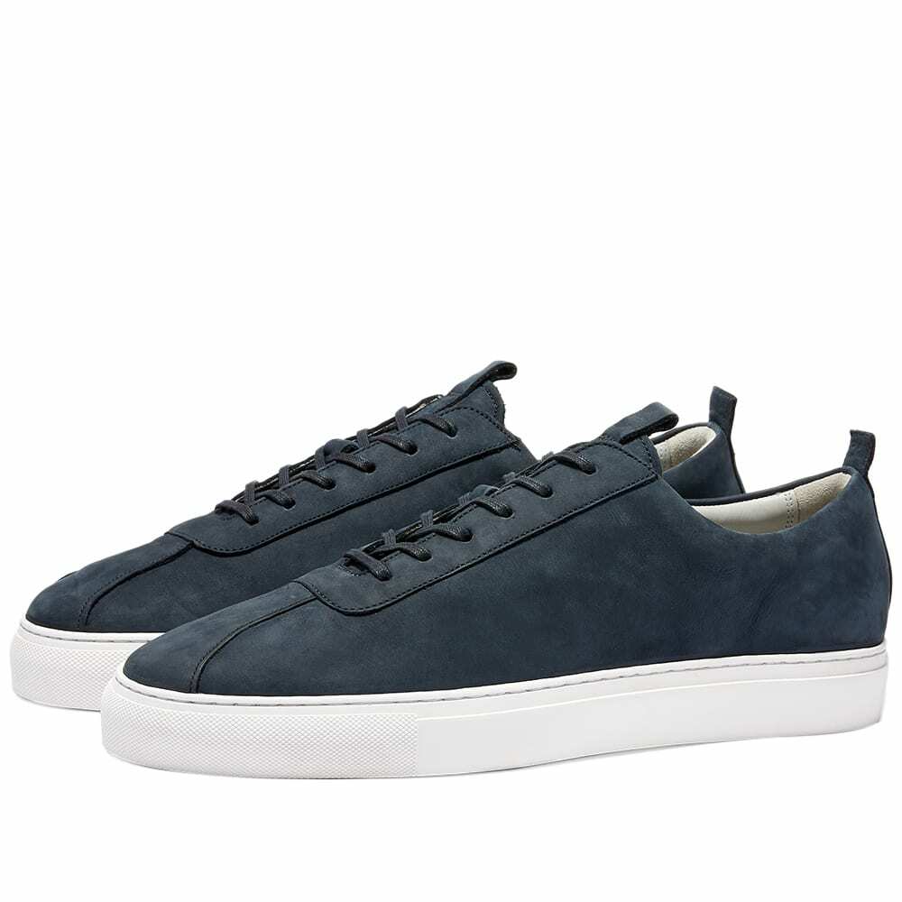 Grenson Men's Sneaker 1 Sneakers in Navy Nubuck Grenson