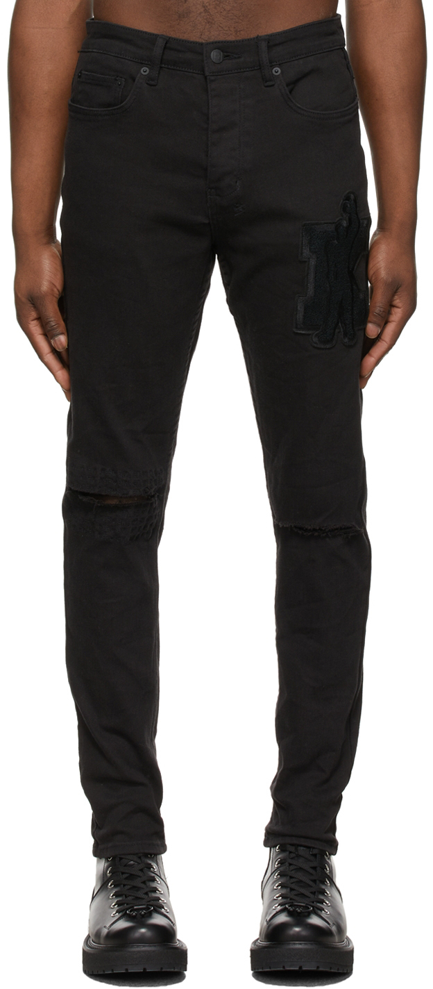 Ksubi Black Wolfgang K Patch Ace Jeans Ksubi