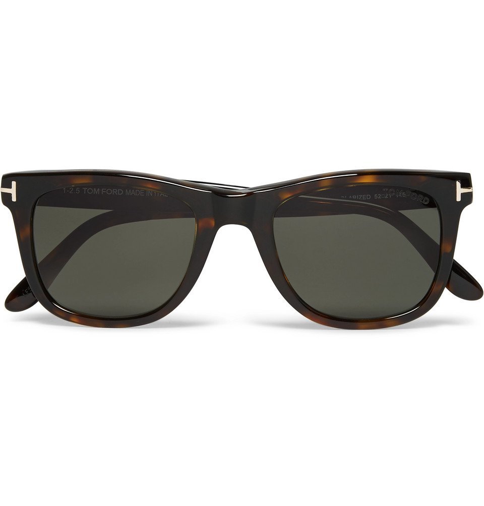 TOM FORD - D-Frame Tortoiseshell Acetate Polarised Sunglasses - Tortoiseshell  TOM FORD