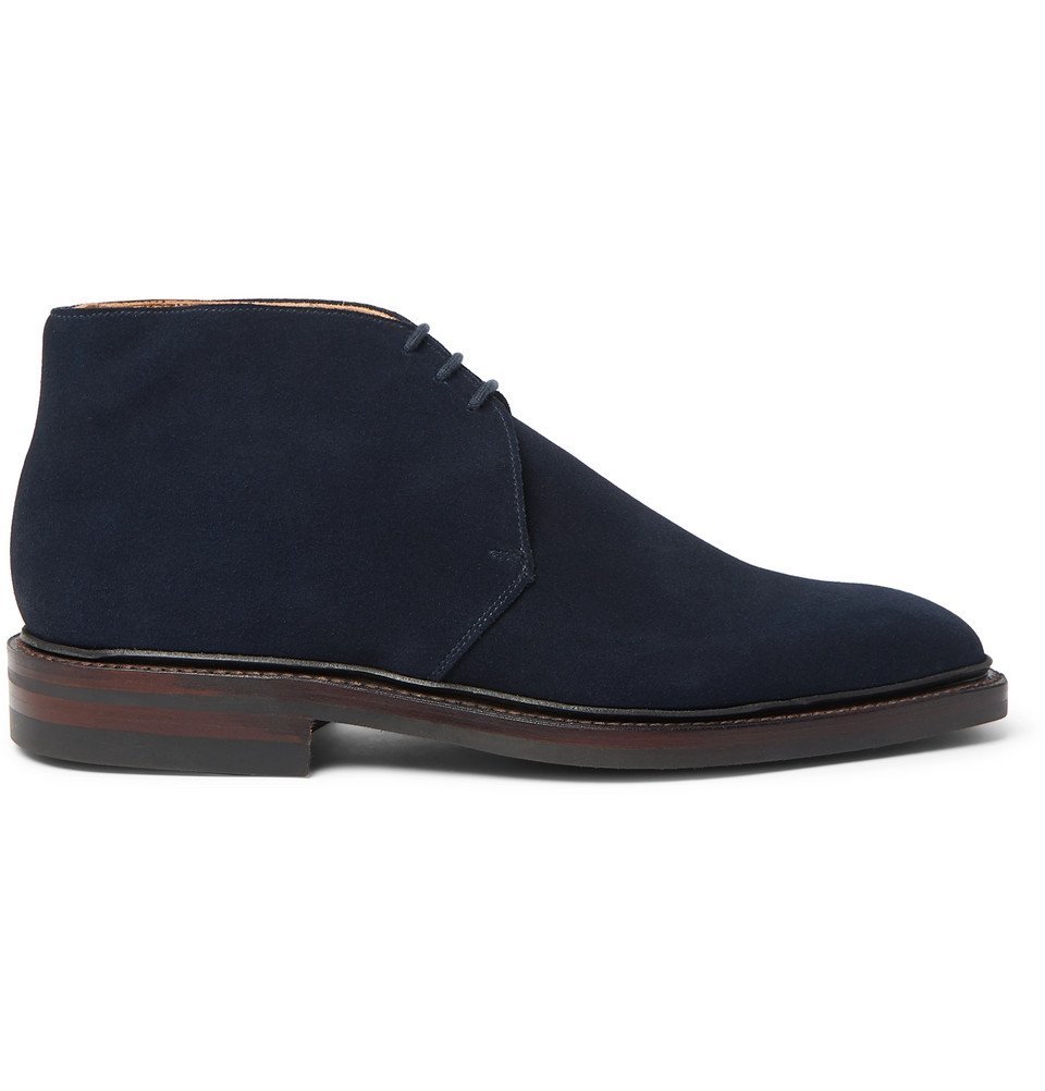 George Cleverley - Nathan Suede Chukka Boots - Men - Blue George Cleverley