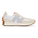 New Balance White 327 Sneakers