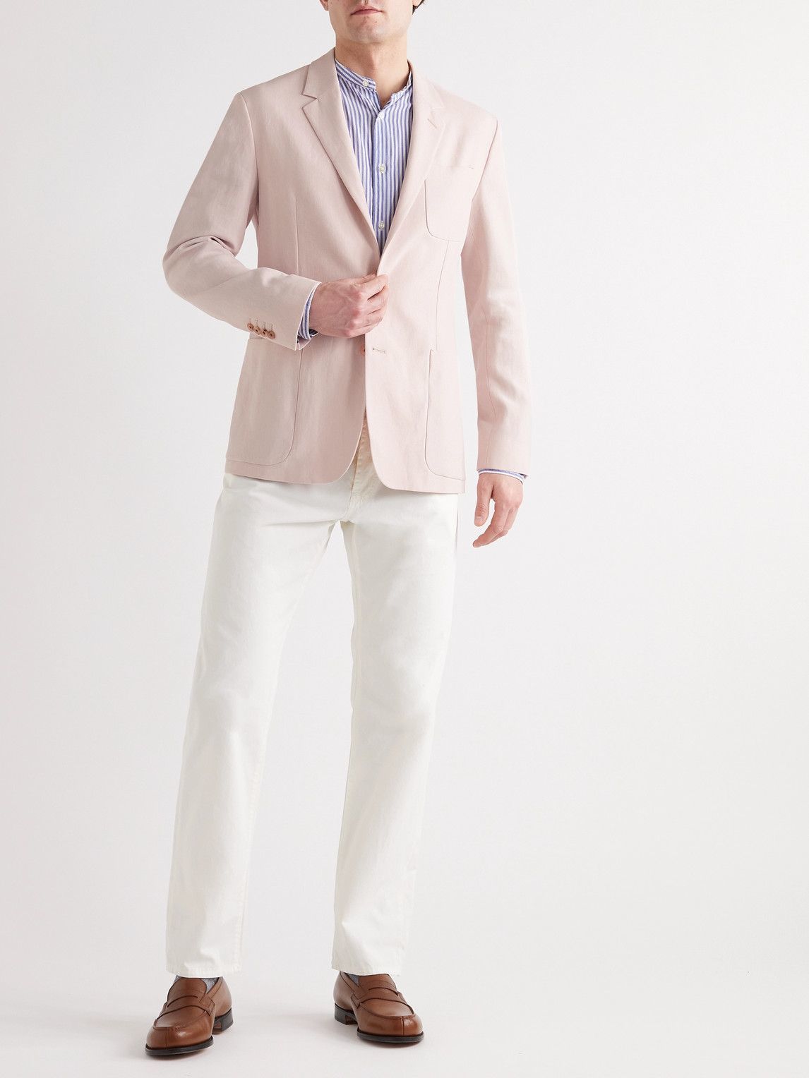 paul smith linen suit