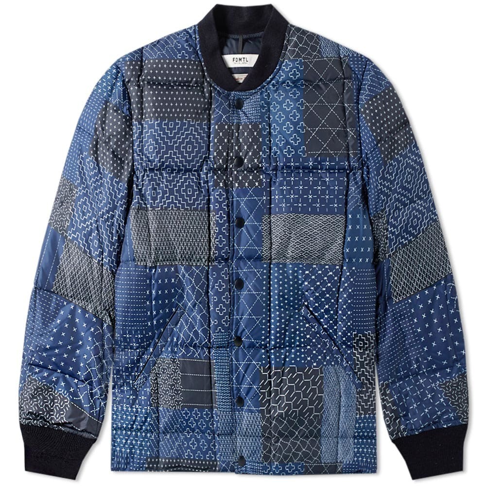 未使用 FDMTL PRINTED BORO MA-1 ファンダメンタル 2 M ブルゾン ...