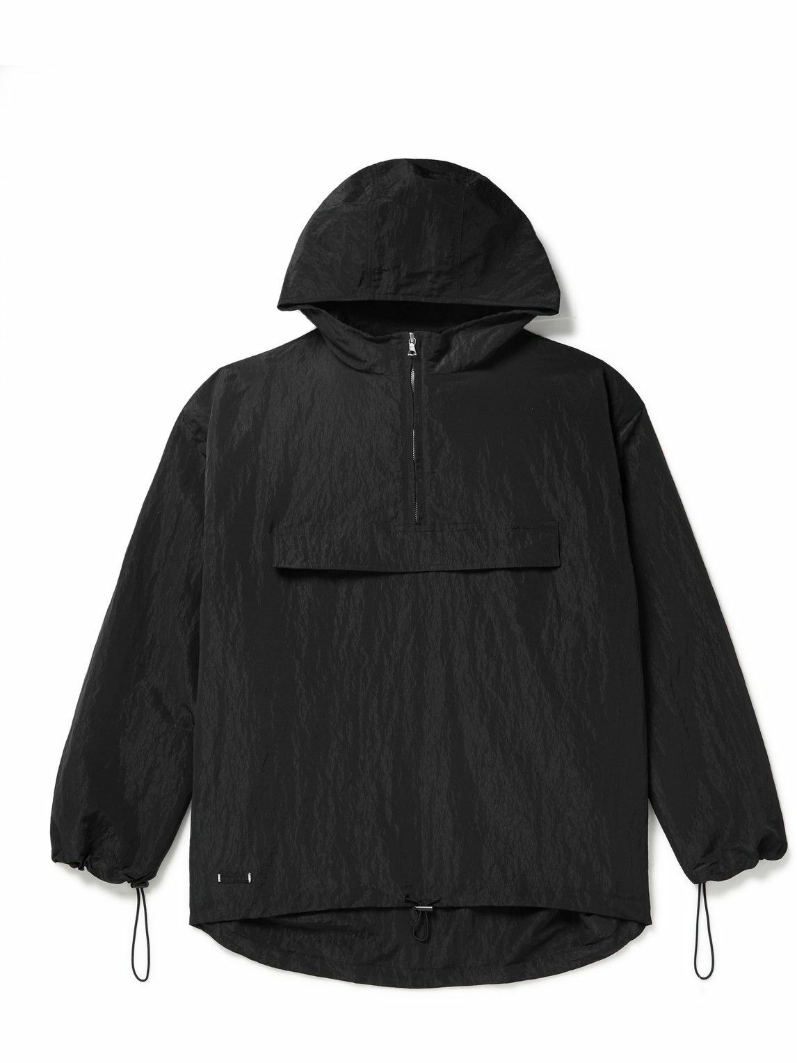 True Tribe - Iridescent Shell Hooded Jacket - Black True Tribe