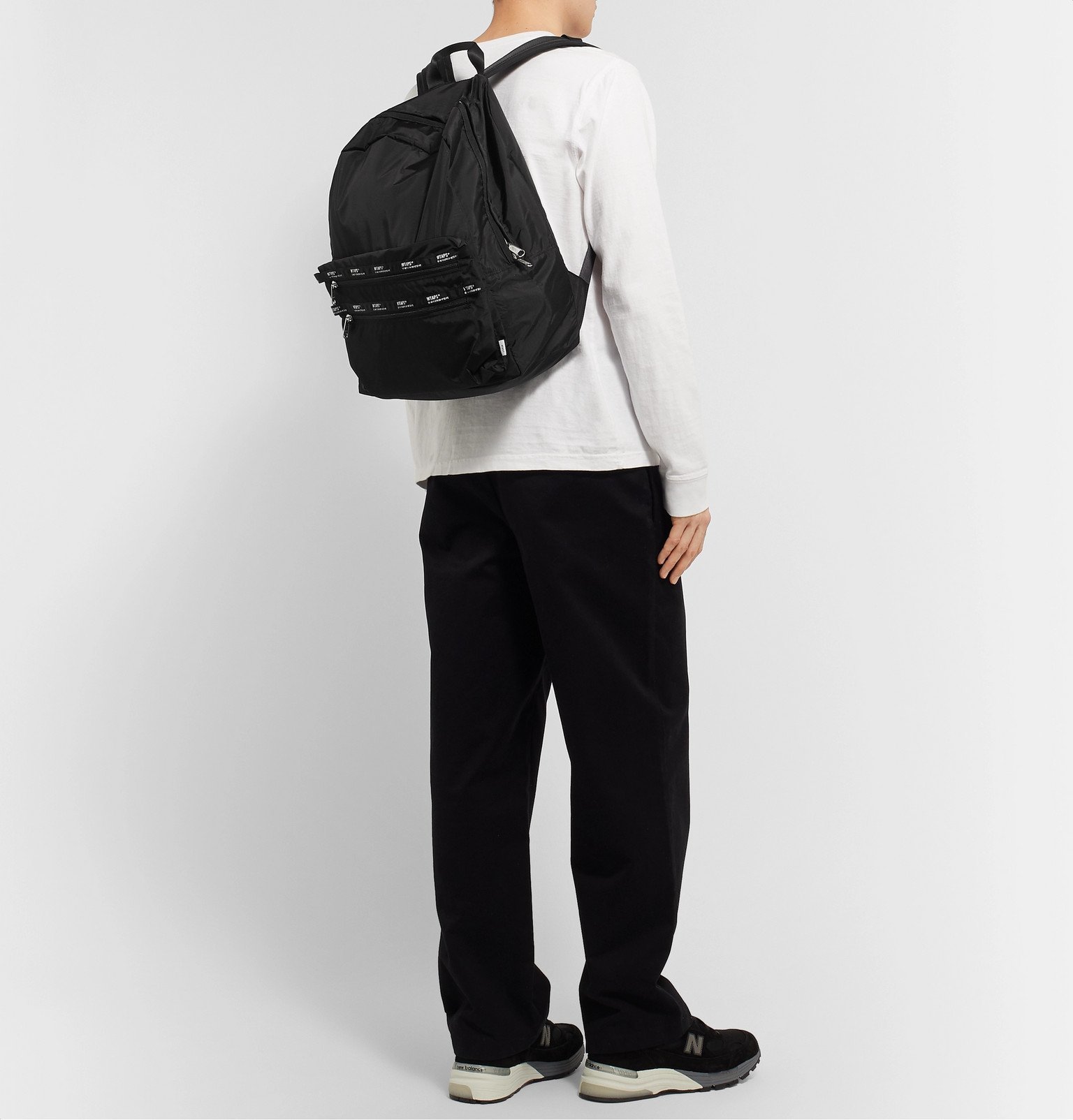 WTAPS - Logo-Appliquéd Ripstop Backpack - Black WTAPS