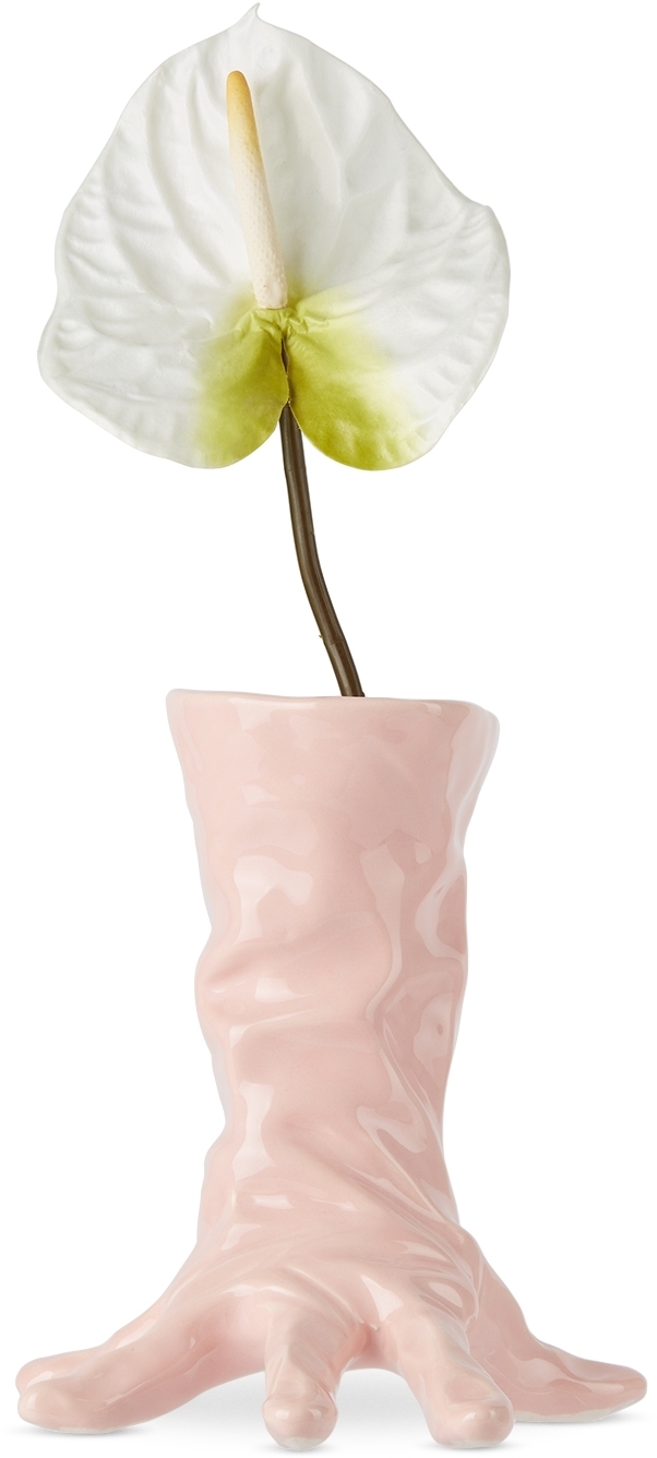 Lola Mayeras Pink Cleaning Glove Vase