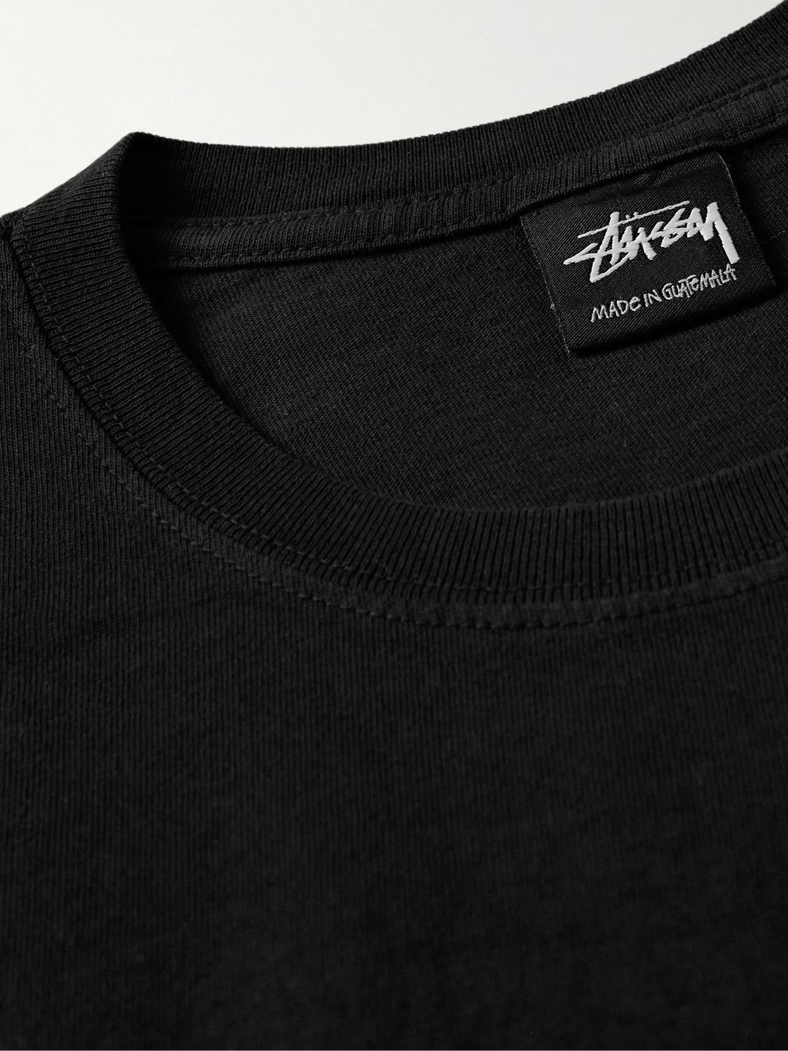 Stussy - Read Em 'N' Weep Printed Cotton-Jersey T-Shirt - Black Stussy