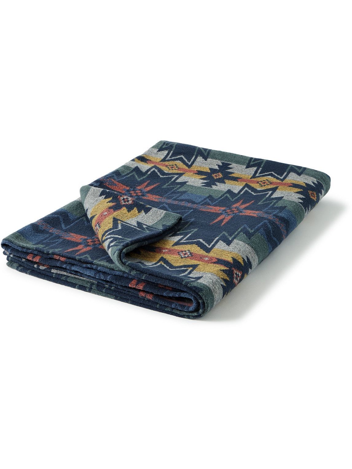 Faherty - Adirondack Organic Cotton-Jacquard Blanket Faherty