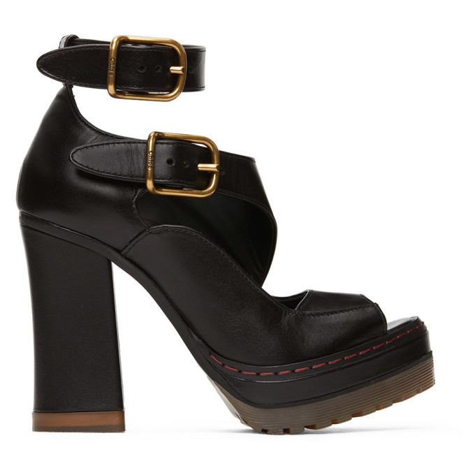 chloe daisy platform sandals