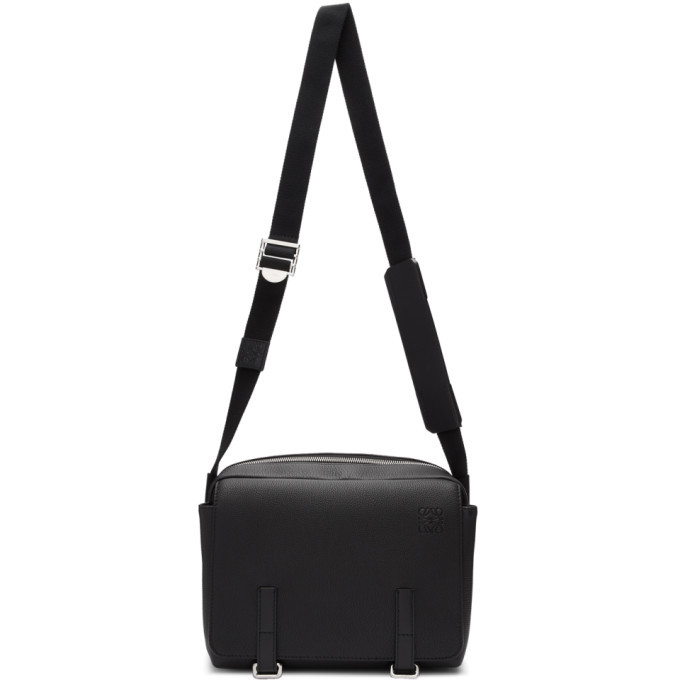Loewe Black Small Military Messenger Bag Loewe