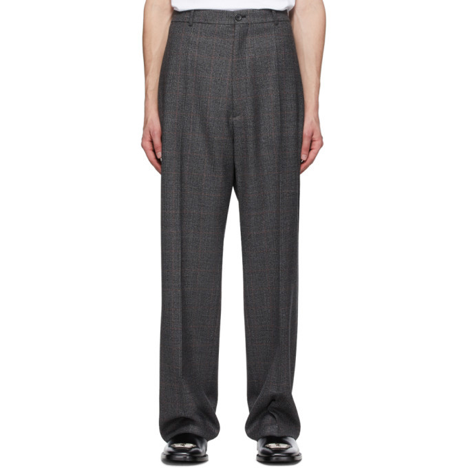 Balenciaga Grey Baggy Tailored Trousers Balenciaga