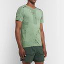 Nike Running - Tech Pack Stretch-Mesh Running T-Shirt - Light green