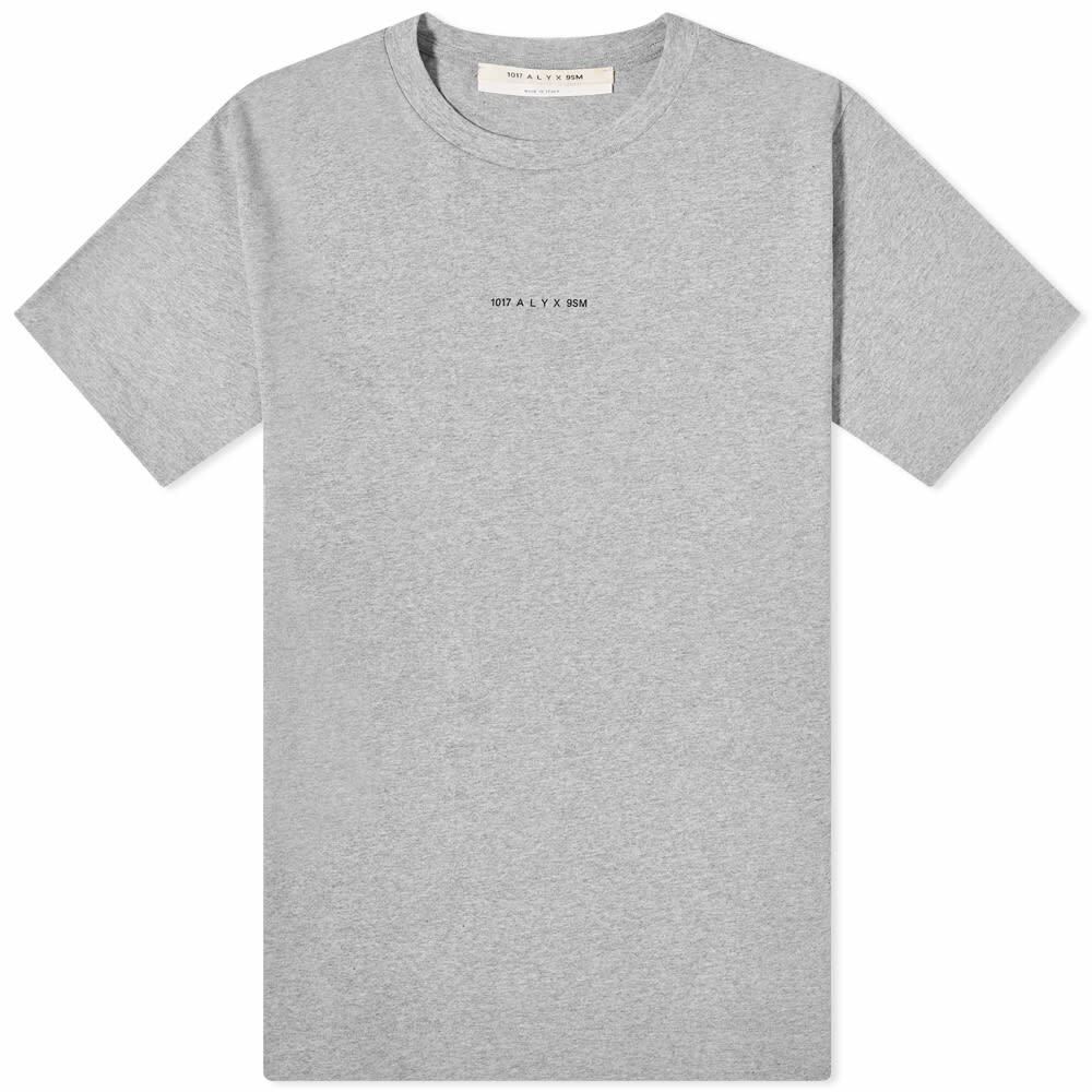 Photo: 1017 ALYX 9SM Women's Melt Circle Logo T-Shirt in Grey