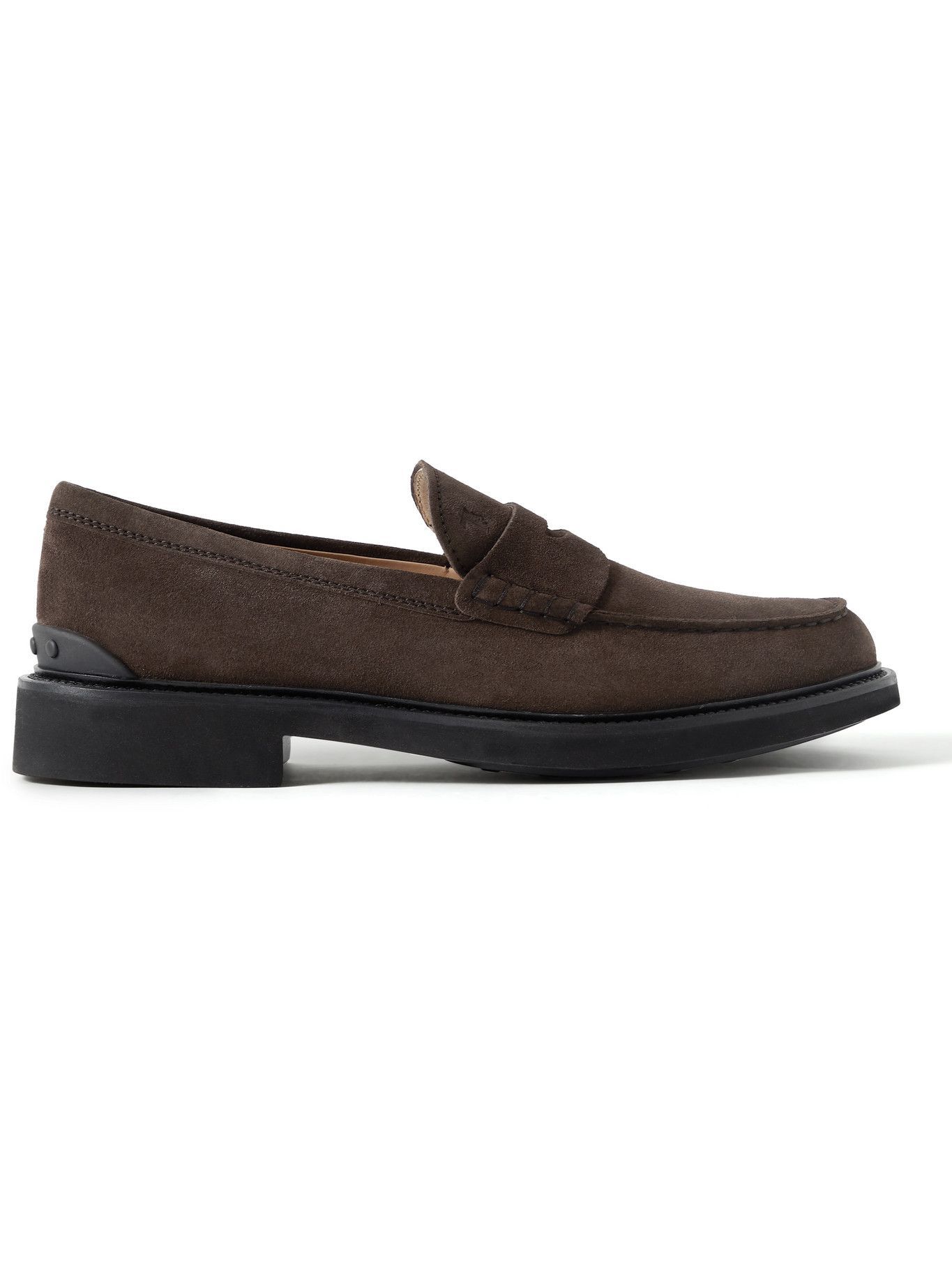 Tod's - Suede Penny Loafers - Brown Tod's