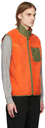 Polo Ralph Lauren Orange Fleece Hybrid Vest