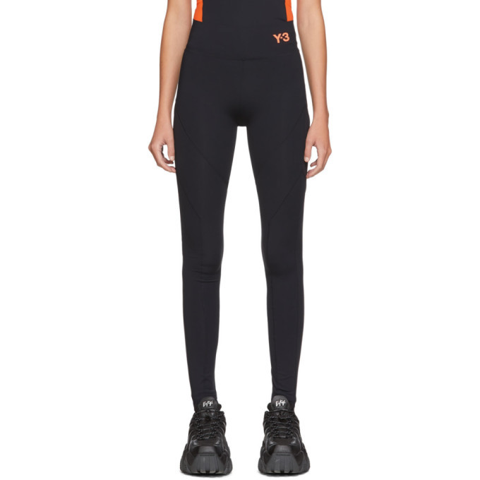 Y-3 Black Swim Leggings Y-3