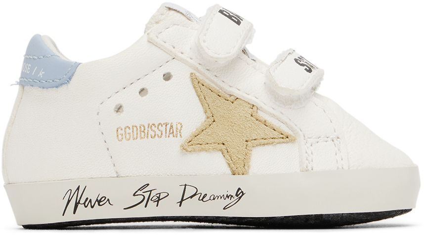 Golden Goose Baby White School Sneakers Golden Goose Deluxe Brand